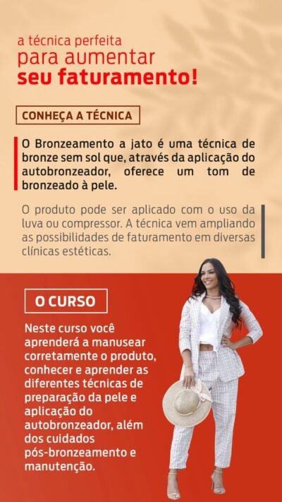 Curso Bronze a Jato - Bronzeamento SEM SOL By Mirele Ramos - Imagem 3