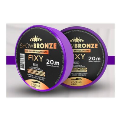 Fitas Lisa - Show Bronze Fixy - para Bronzeamento 20m x 18mm - Imagem 4