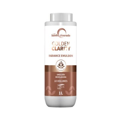 Ox Emulsão Reveladora Cremosa 10 Volumes Golden Clarity Radiance Emulsion 1L